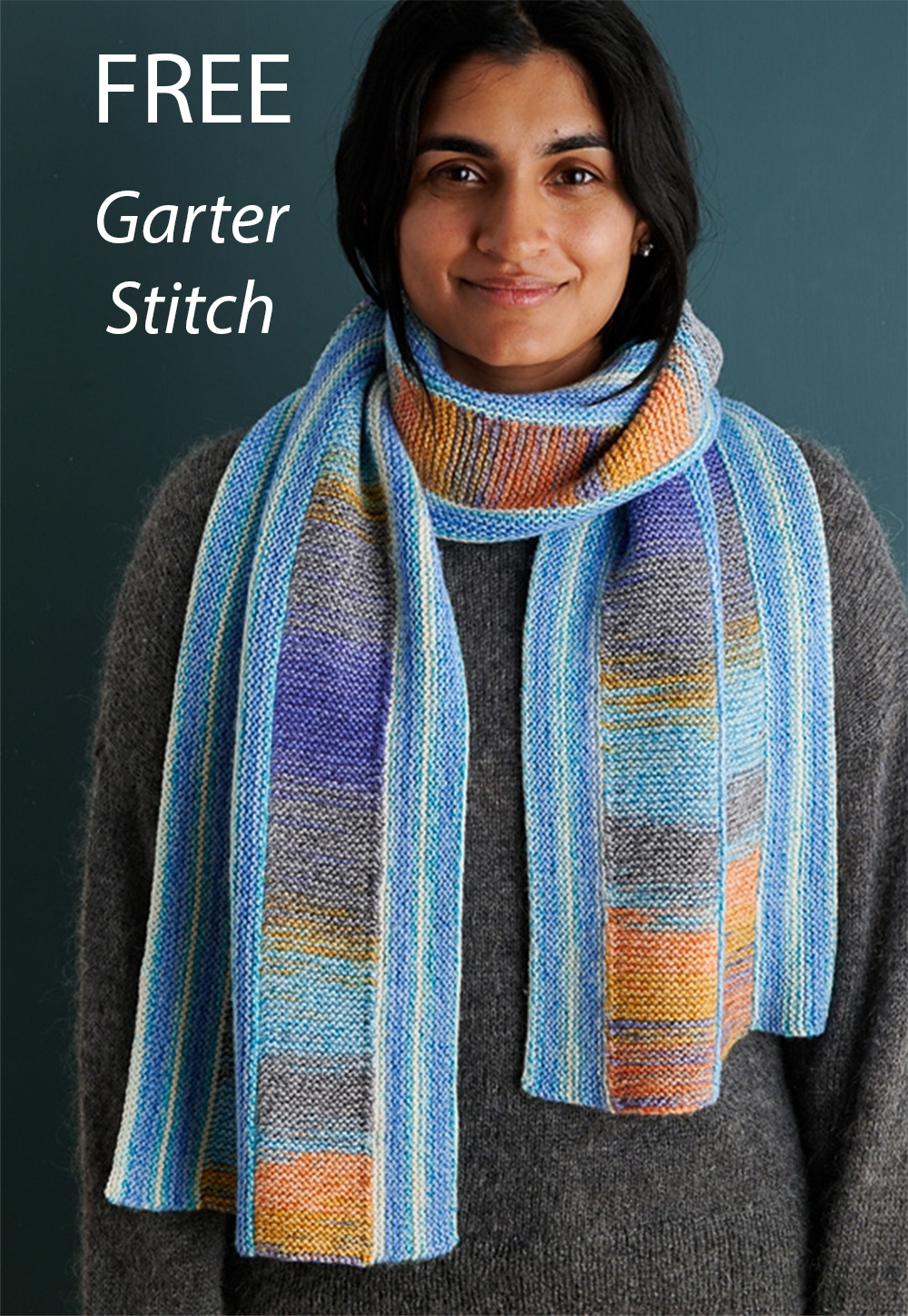 Free Side-By-Side Scarf Knitting Pattern
