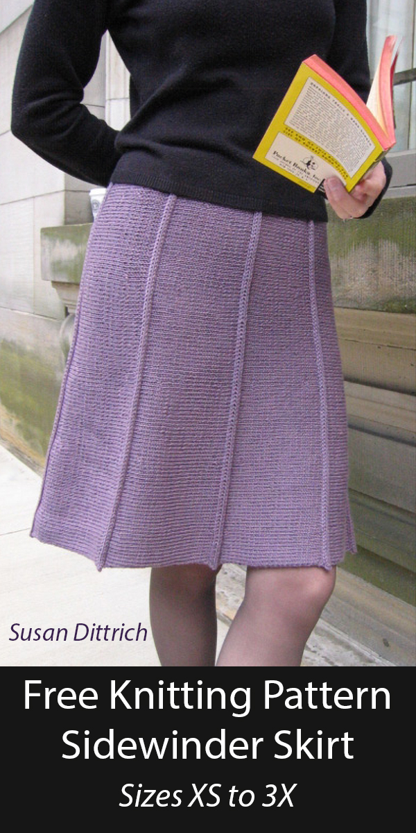 Sidewinder Skirt Free Knitting Pattern