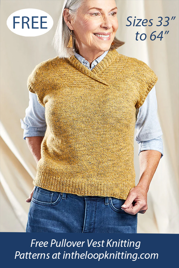 Free Simone Vest Knitting Pattern