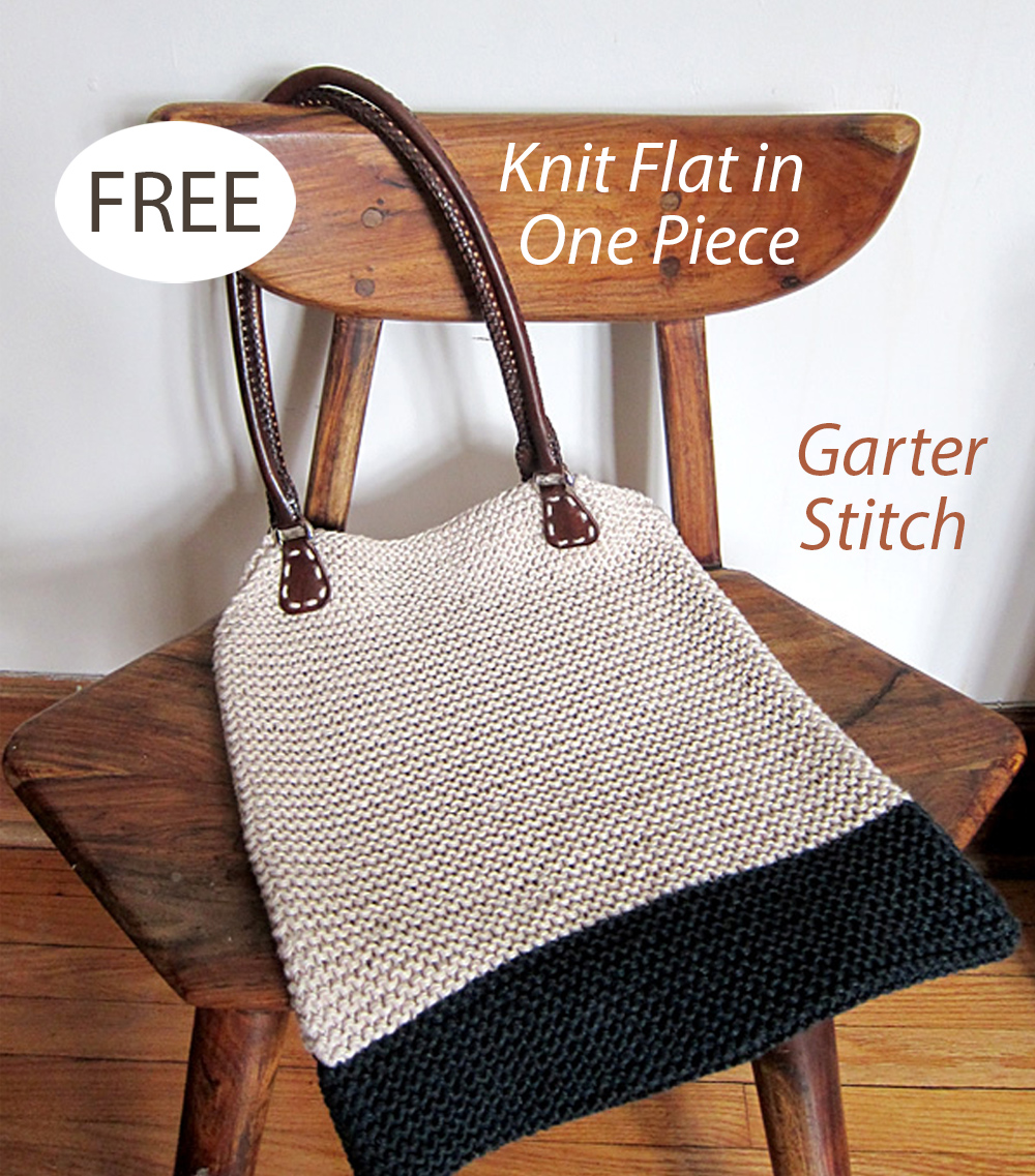 Free Knitting Pattern Simple Tote