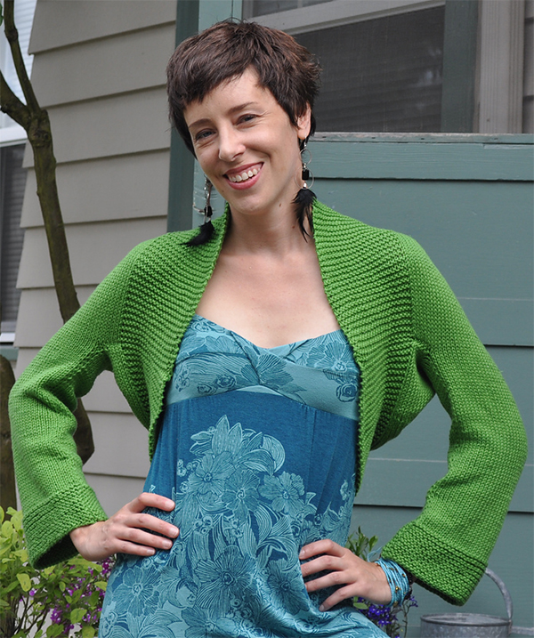 Knitting pattern for Simple Shrug