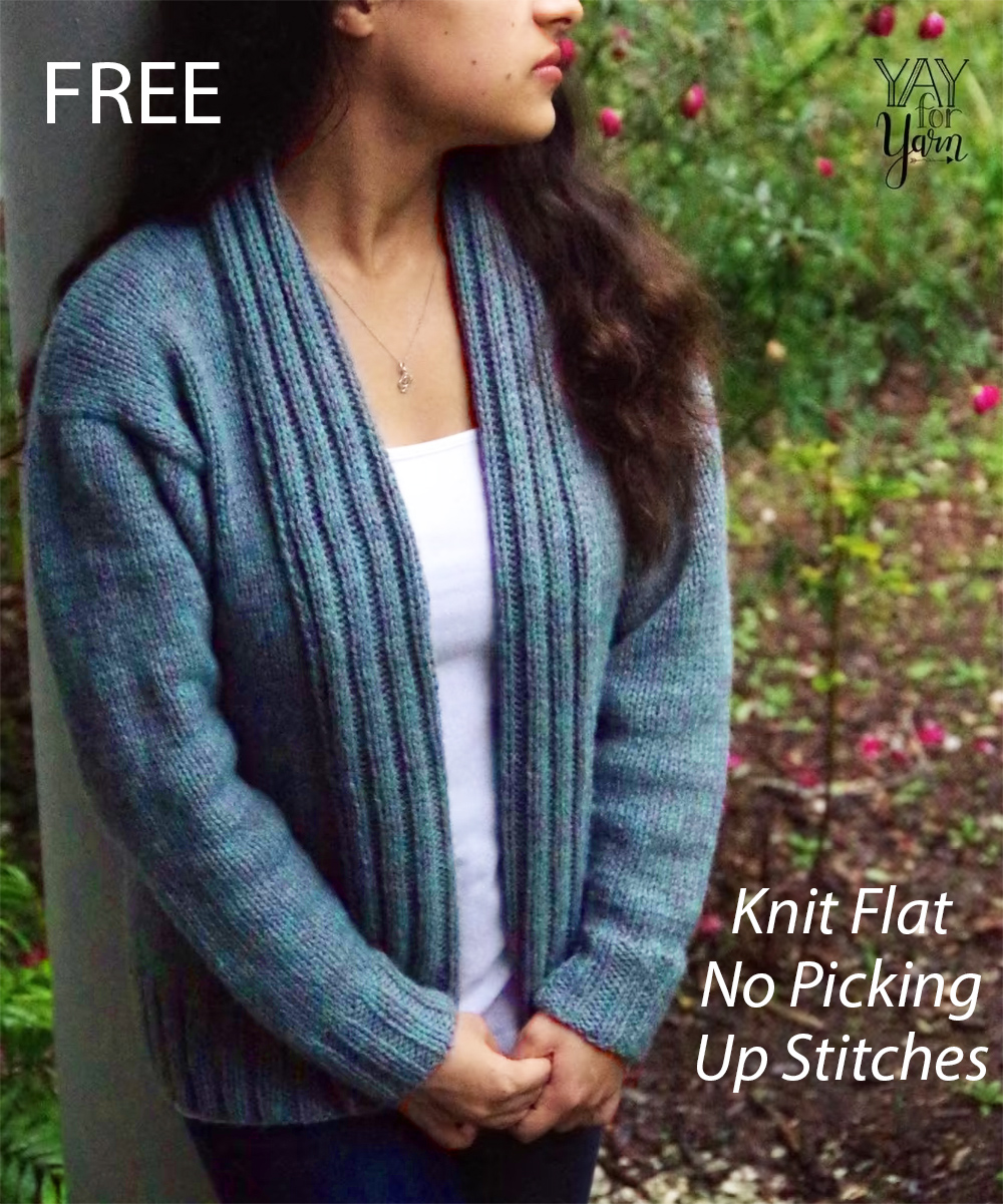 Simple Slouchy Sweater Knitting Pattern