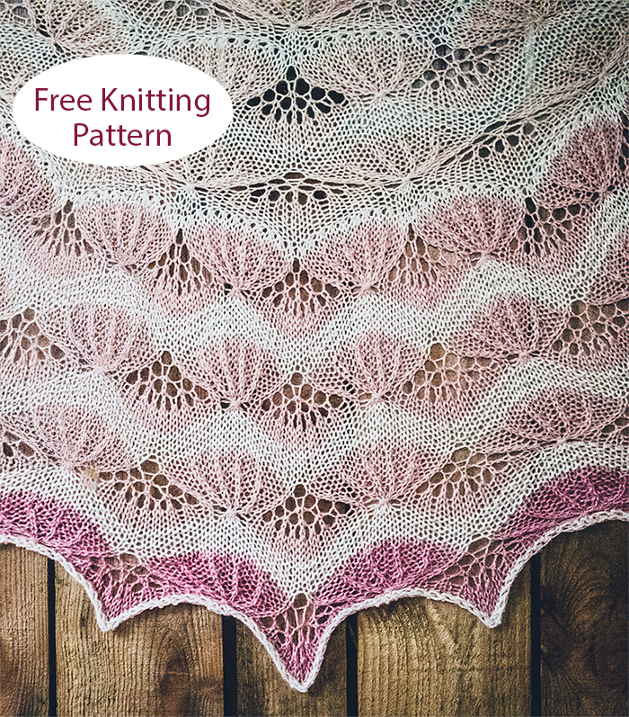 Free Simple Things Shawl Knitting Pattern