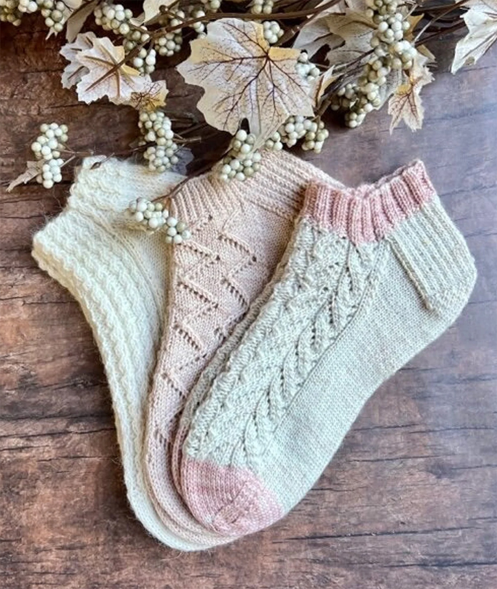 Simply Chic Sock Set Knitting Patterns
