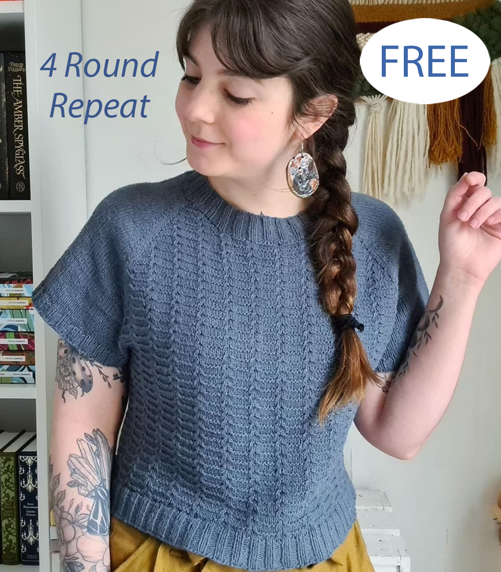 Free Sweater Knitting Pattern Sintara Tee