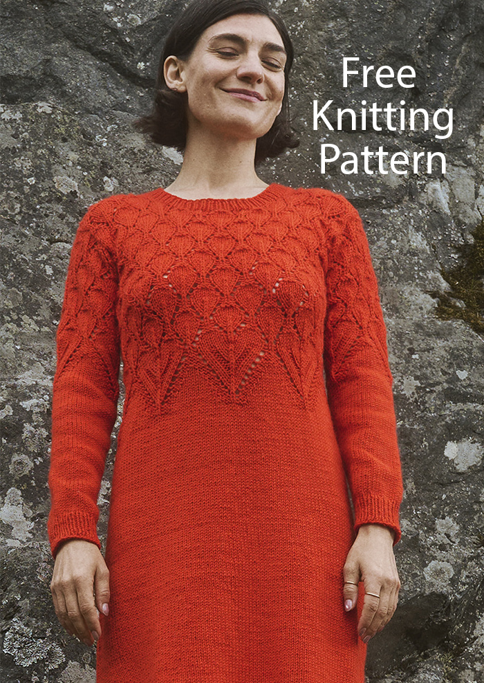 Sisar Dress Knitting Pattern Set