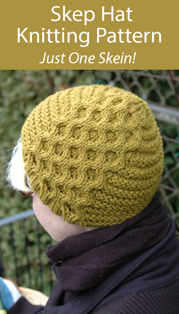 Knitting Pattern for Skep Hat