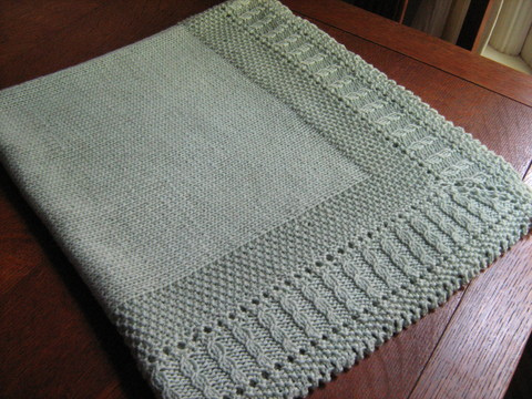 Free Knitting Pattern for Sleeping Beauty Baby Blanket and more cable afghan knitting patterns