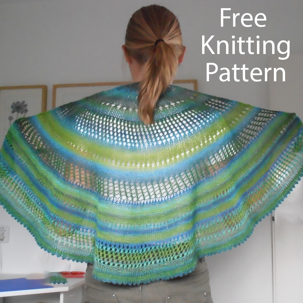 Free Sleeveheart Shawl Knitting Pattern