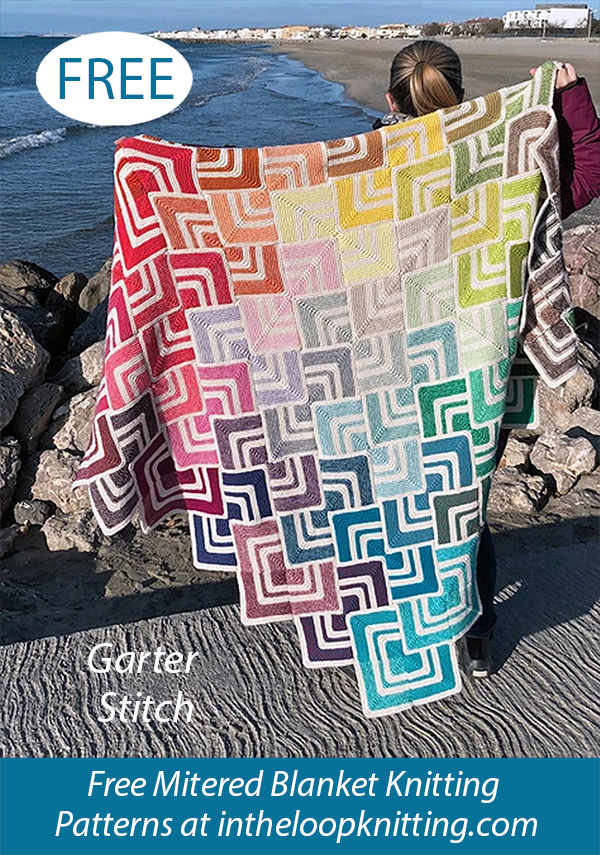 Free Sliding Tiles Blanket Knitting Pattern