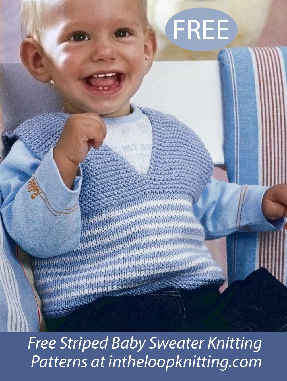 Free Baby Slipover Vest Knitting Pattern