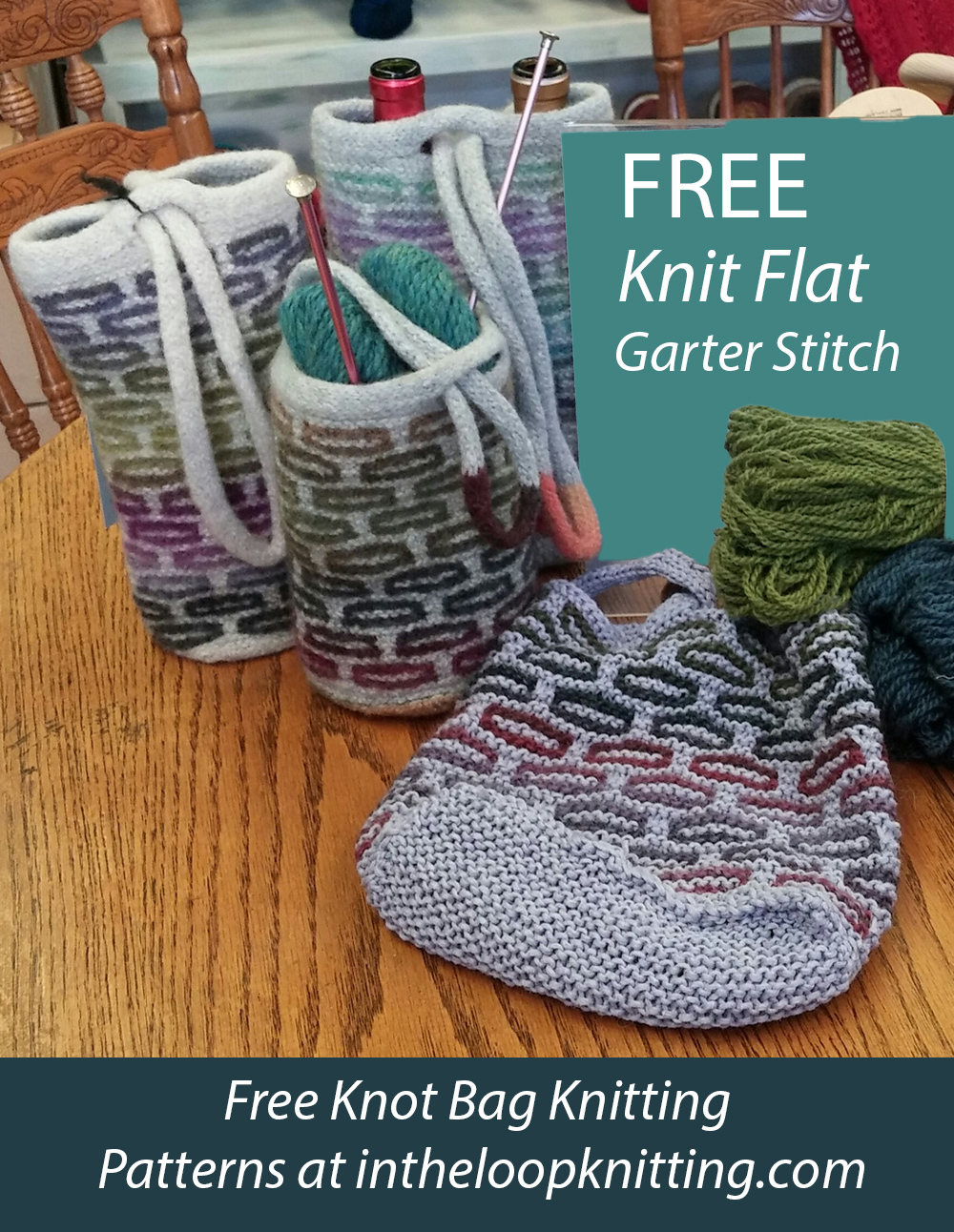 Free Slippity Do Dah Bag Knitting Pattern