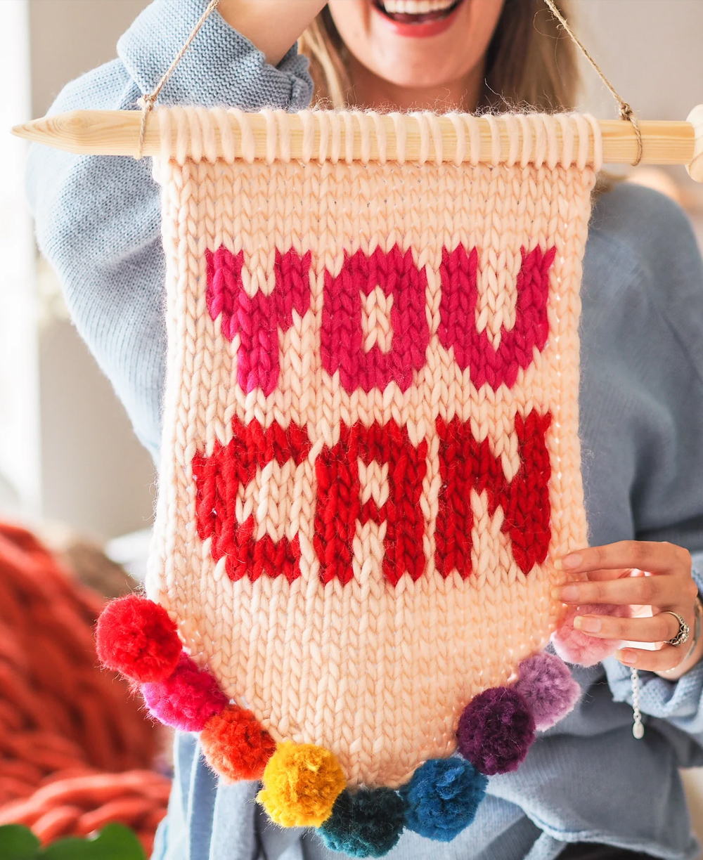 You Can Banner Knitting Pattern