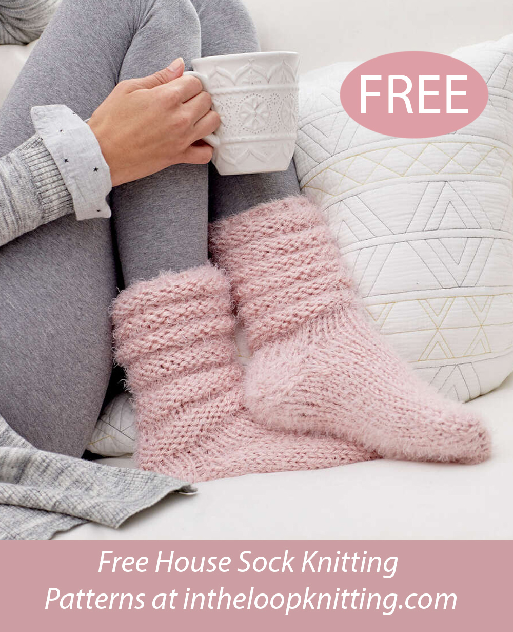 Free Slouchy Socks Knitting Pattern