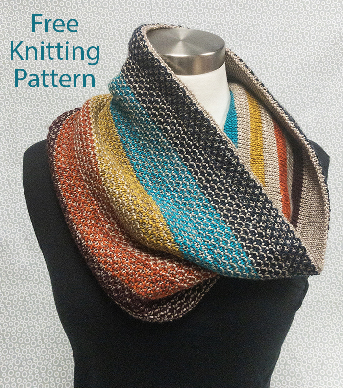 Sneak a Peek Cowl De-Stash Fashion Knitting Pattern