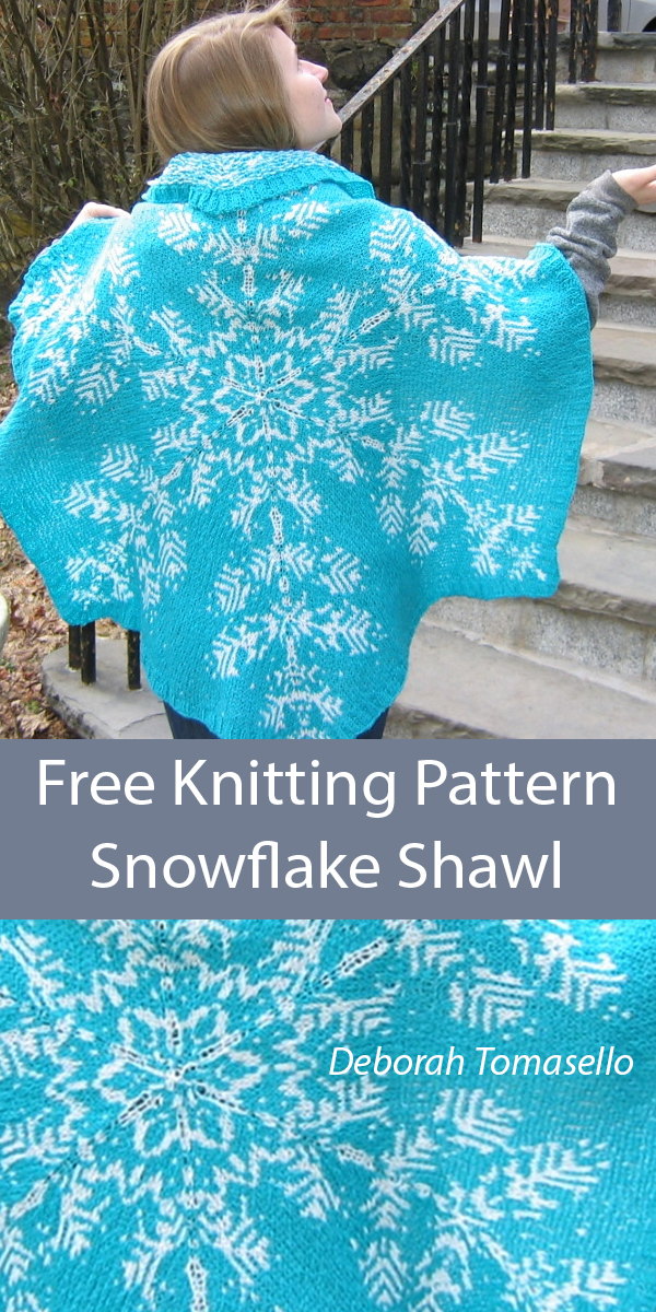 Free Snowflake Shawl Knitting Pattern