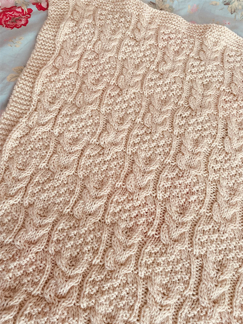 Snowy Owl Blanket Knitting Pattern 