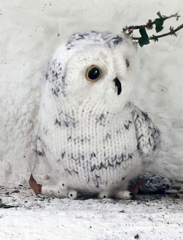 Knitting Pattern for Snowy Owl