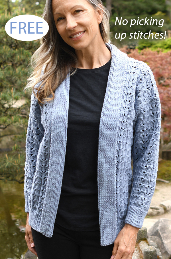 Free Snuggle Cardigan Knitting Pattern