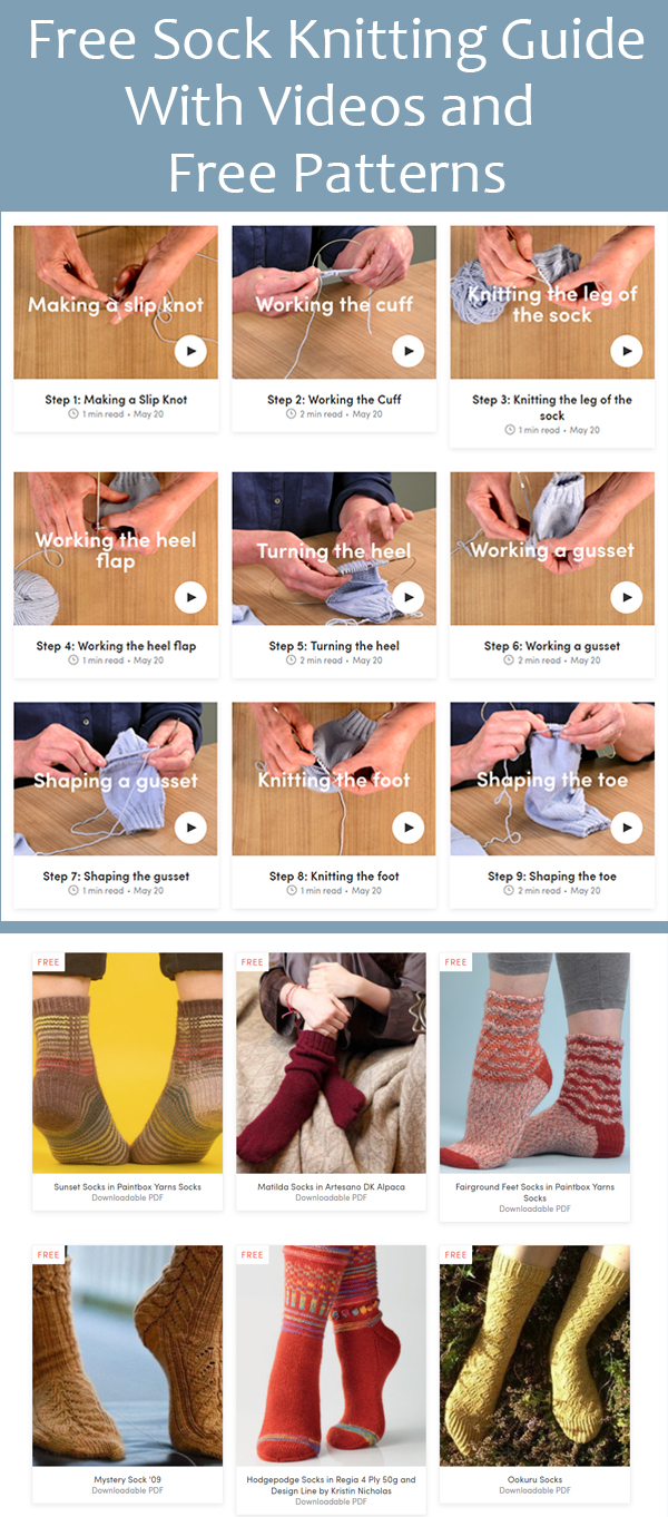 Free Sock Knitting Guide