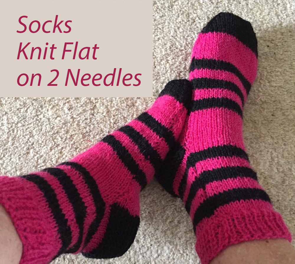 Socks on 2 Needles Knitting Patterns