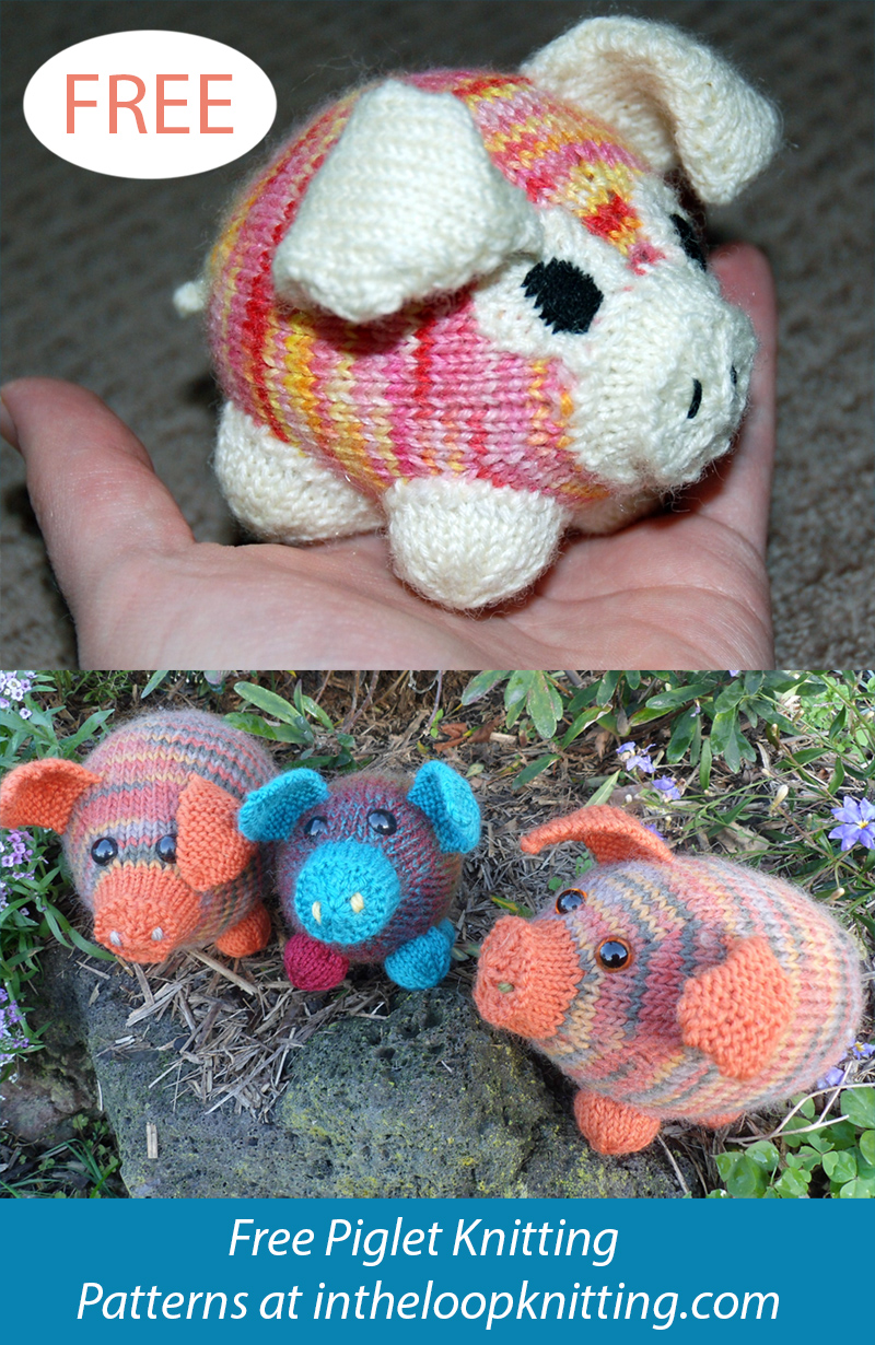 Free Sock Pig Knitting Pattern