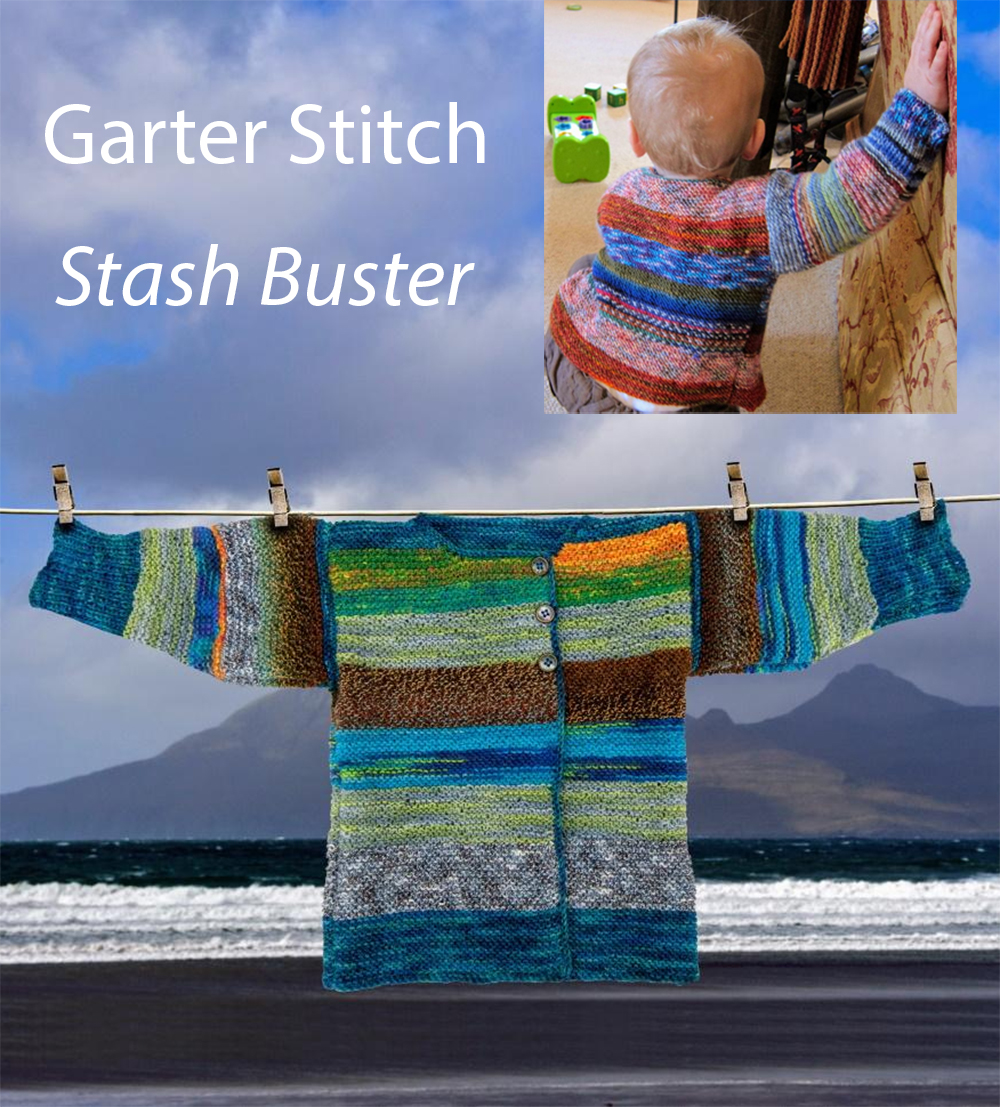 Free Baby Sock Yarn Jacket Knitting Pattern Stash Buster