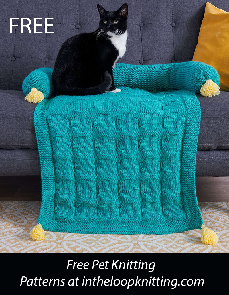 Free Sofa Saver Pet Blanket Knitting Pattern