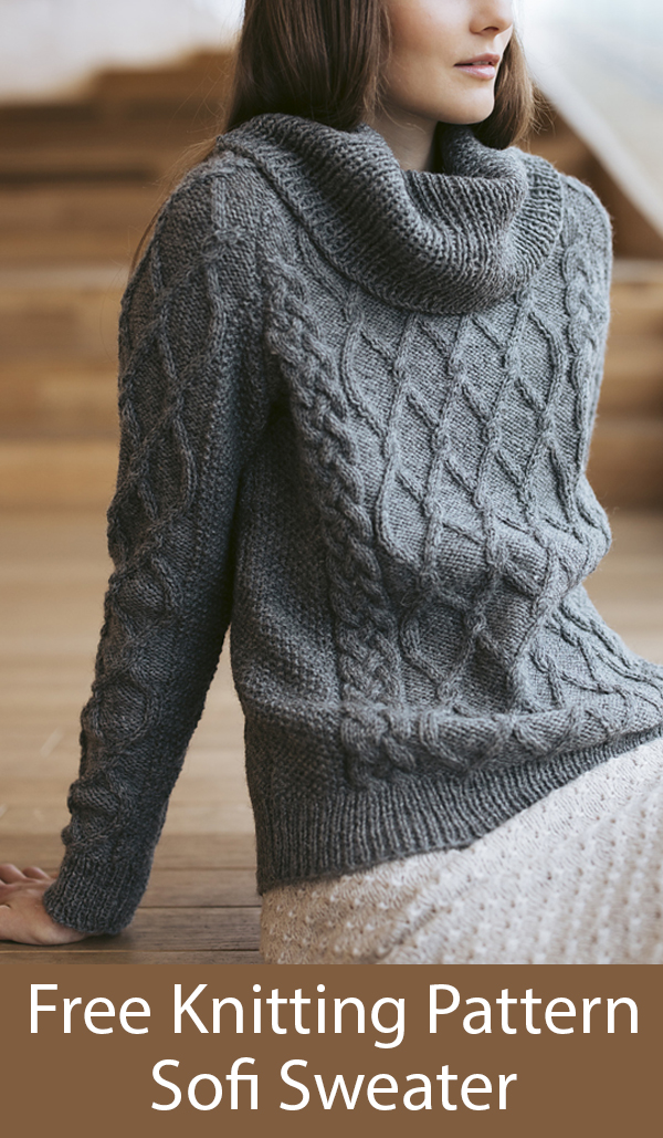 Free Knitting Pattern for Sofi Sweater