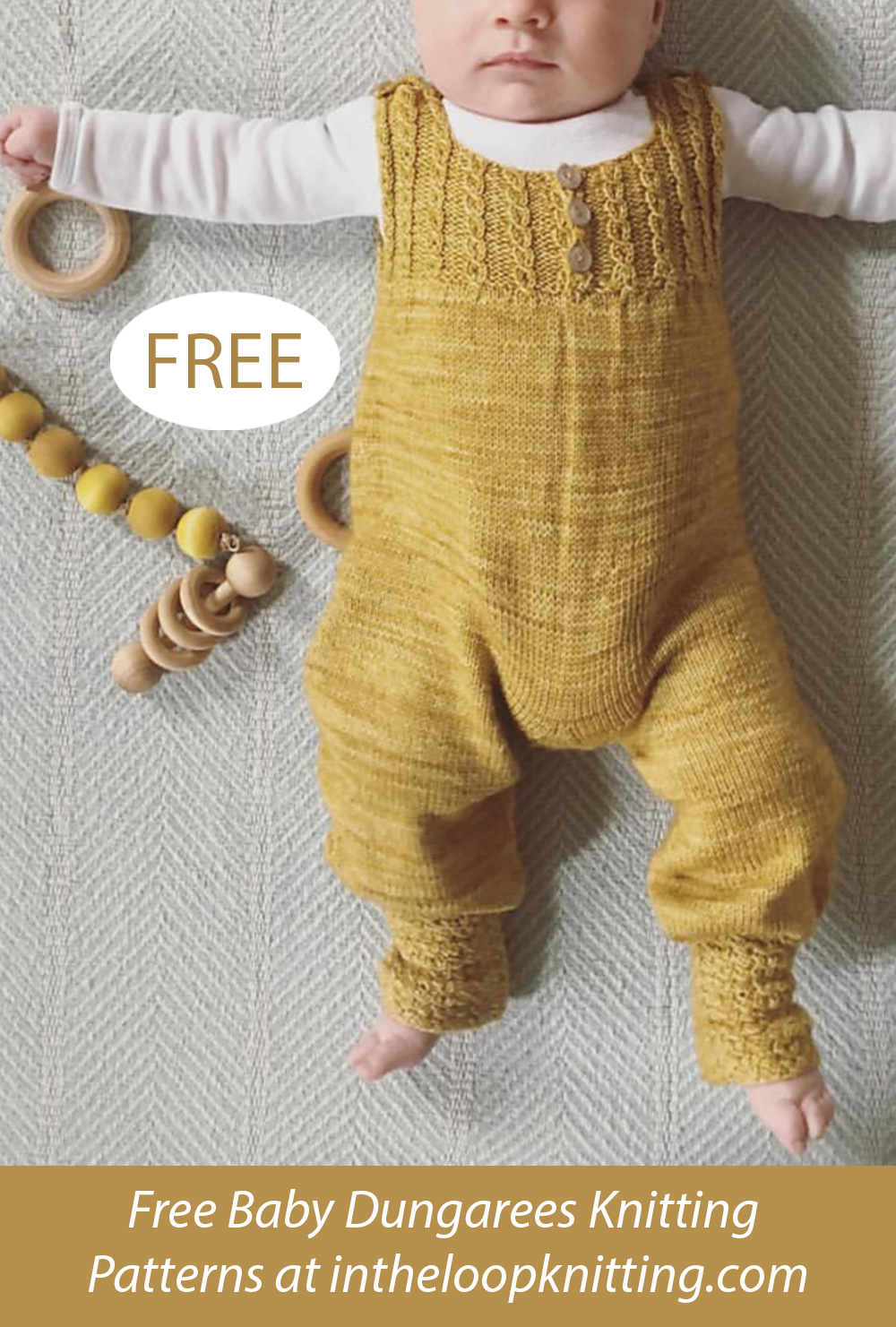 Free Knitting Pattern for Sofia Baby Onesie