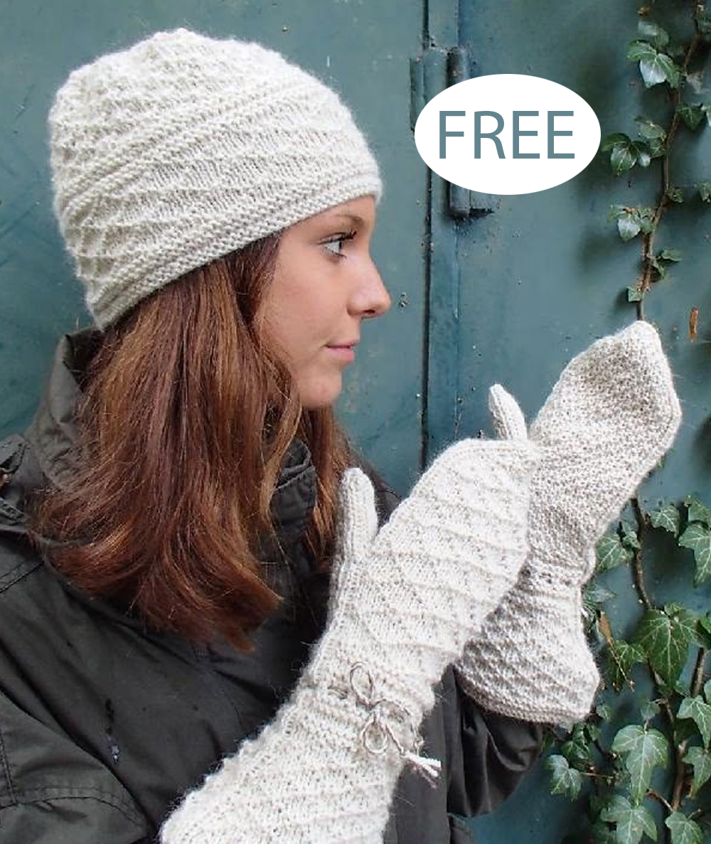 Free Soft Diamonds Set Knitting Pattern