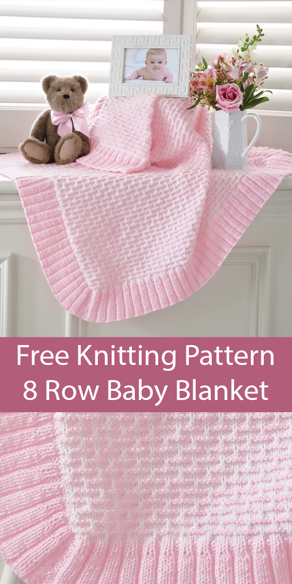 Free Baby Blanket Knitting Pattern Softly Textured Blanket
