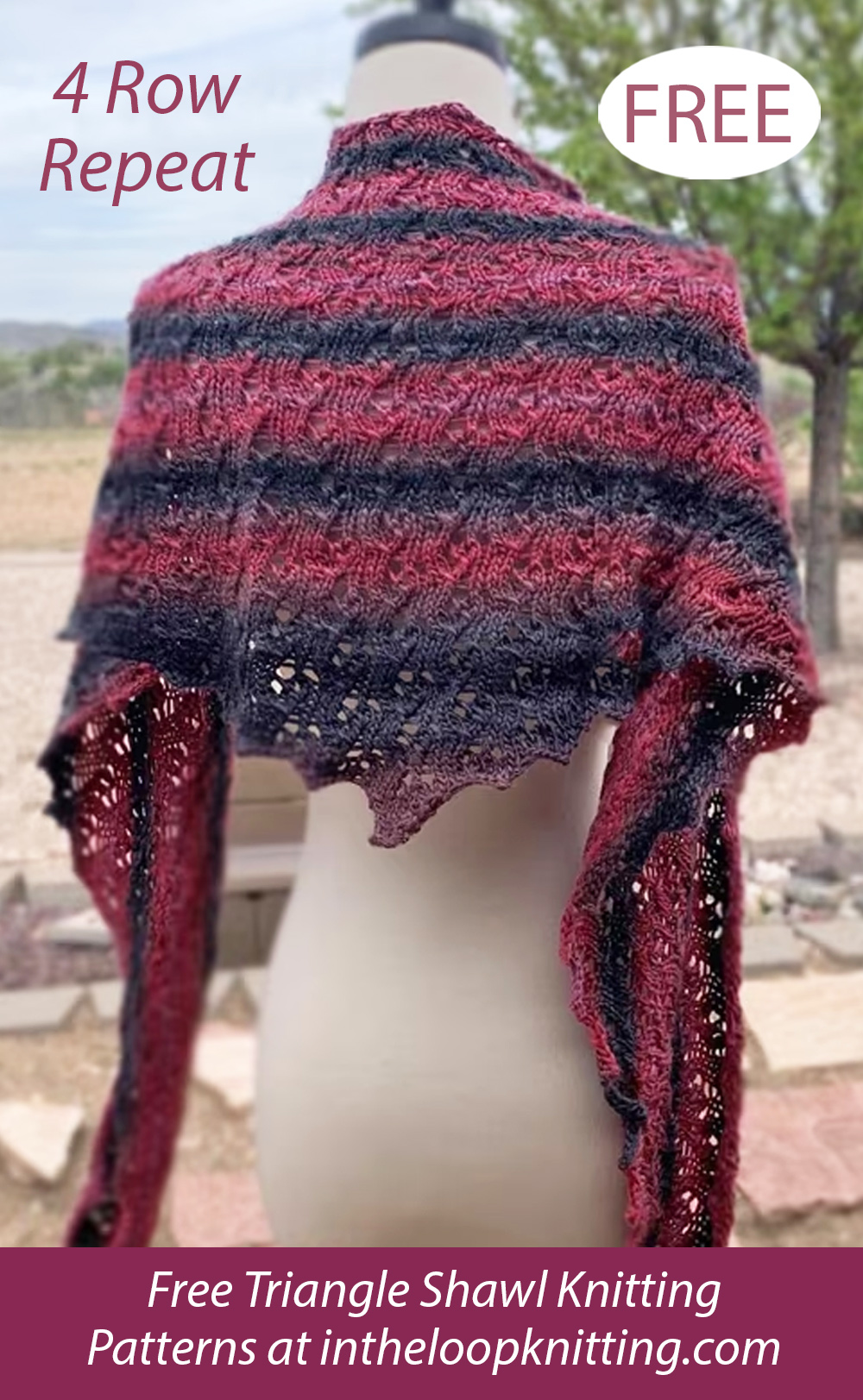 Solitude Shawl Knitting Pattern