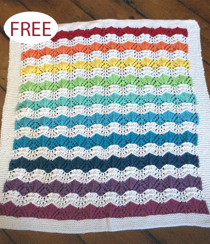 Free Somewhere Over The Rainbow Knitting Pattern