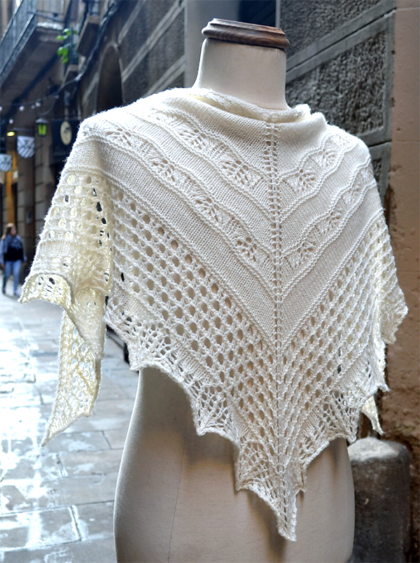 Free Knitting Pattern for One Skein Sonora Shawl