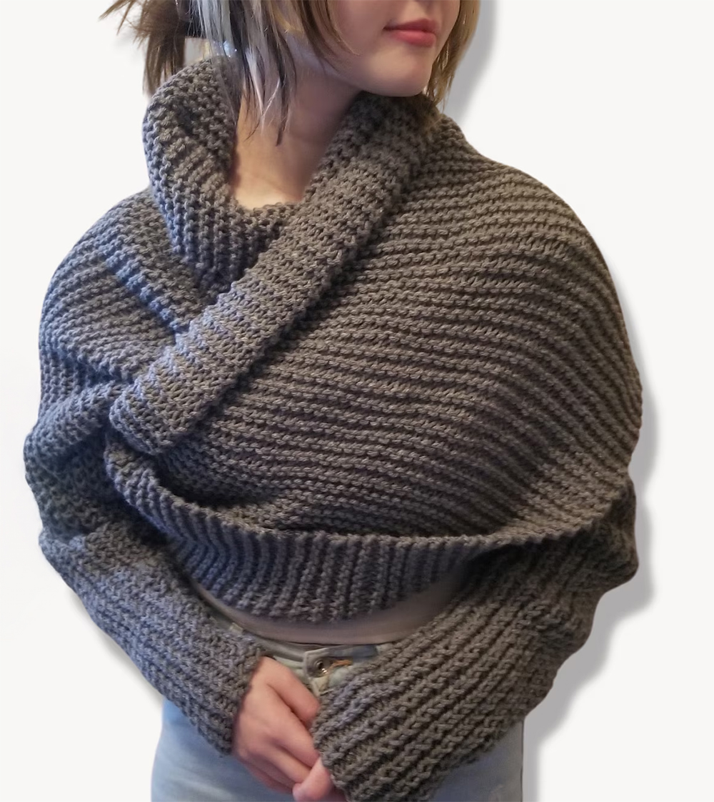 Sophie Sweater Scarf Knitting Pattern