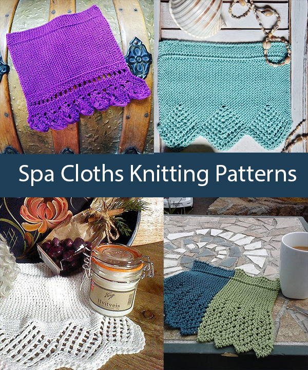 Spa Cloth Knitting Patterns