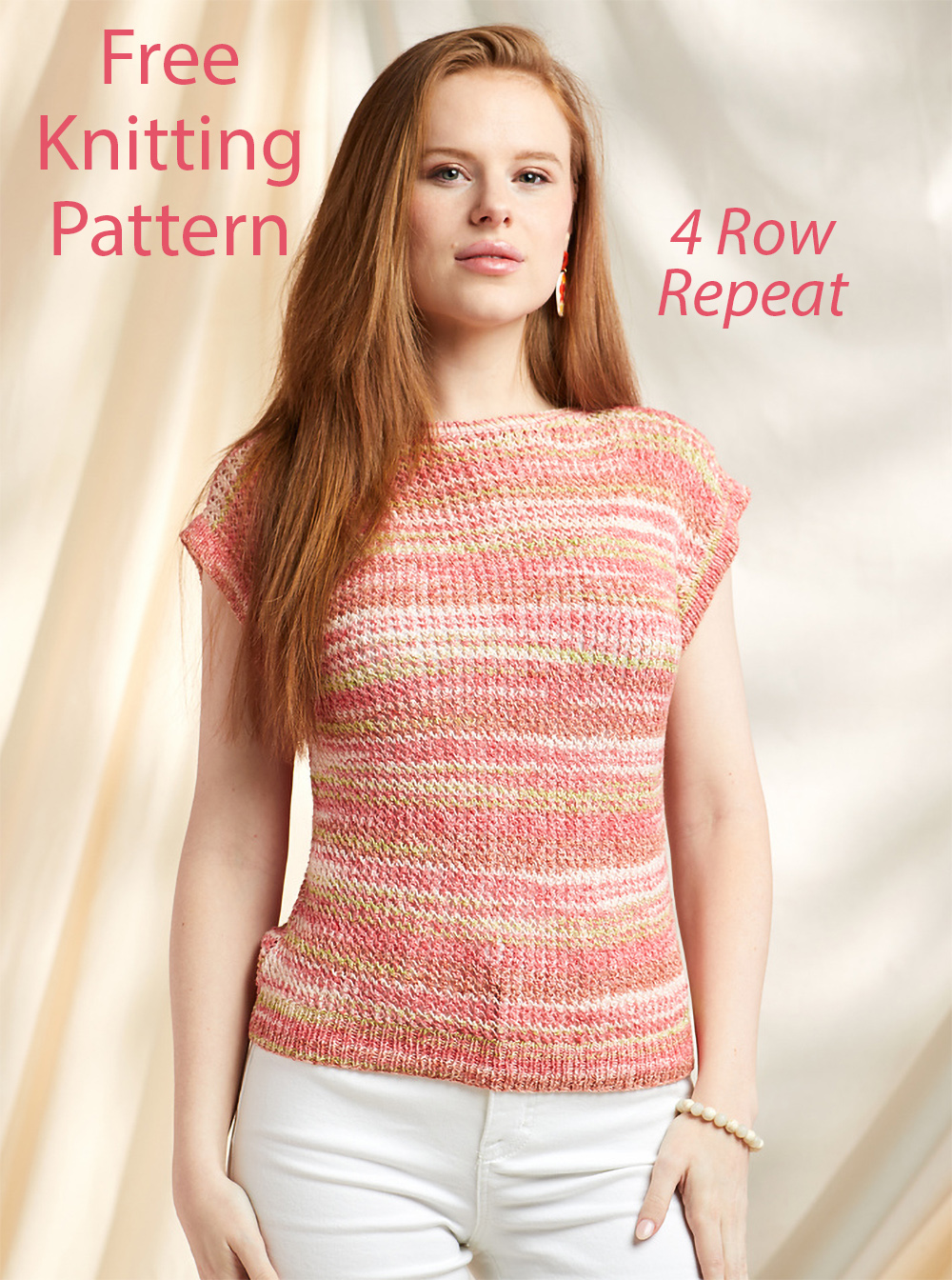 Free Knitting Pattern Spark Tee Top Openwork
