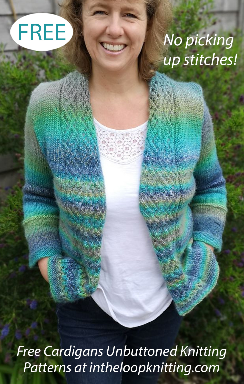 Free Sparkle in the Storm Cardigan Knitting Pattern