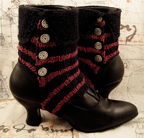 Victorian Style Leg Warmers Crochet and Lace Spats in Black Steampunk  Accessories Lots of Colors -  Canada