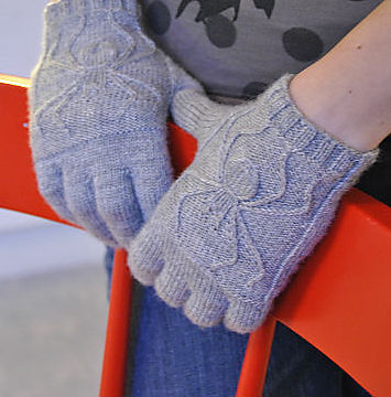 Knitting Project for Spider Gloves