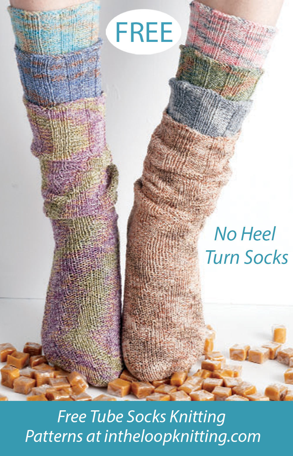 Free Spiral Tube Socks Knitting Pattern