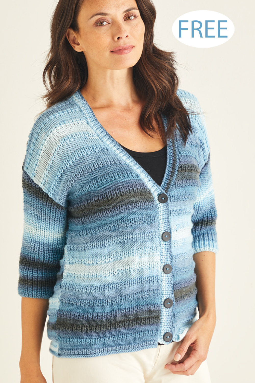 Free Knitting Pattern for Spirit Fisherman's Cardigan 10105