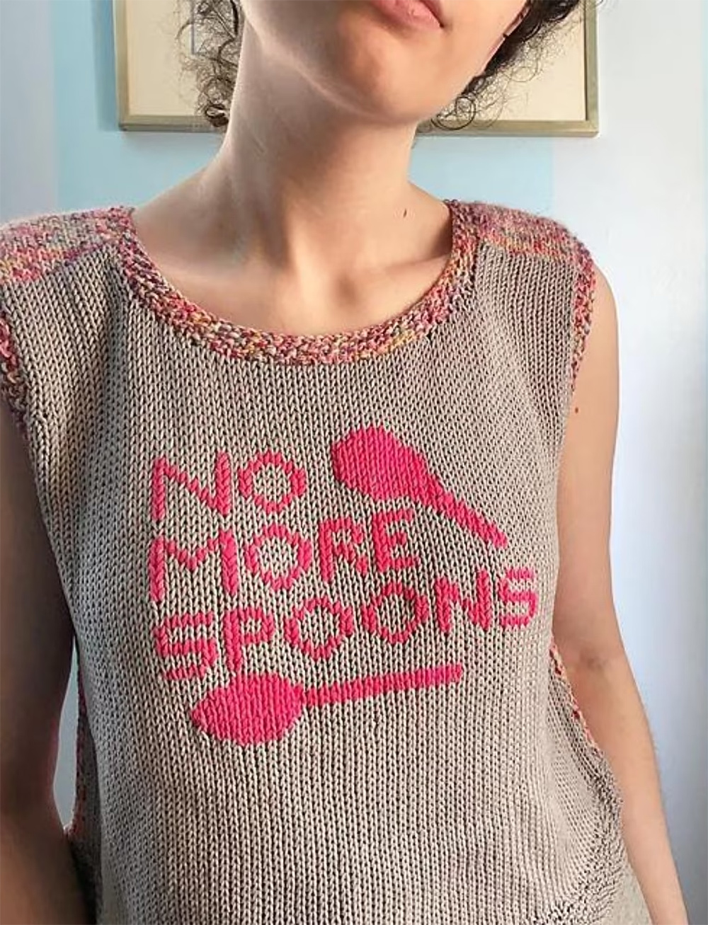 Spoonie Top Tank Knitting Pattern