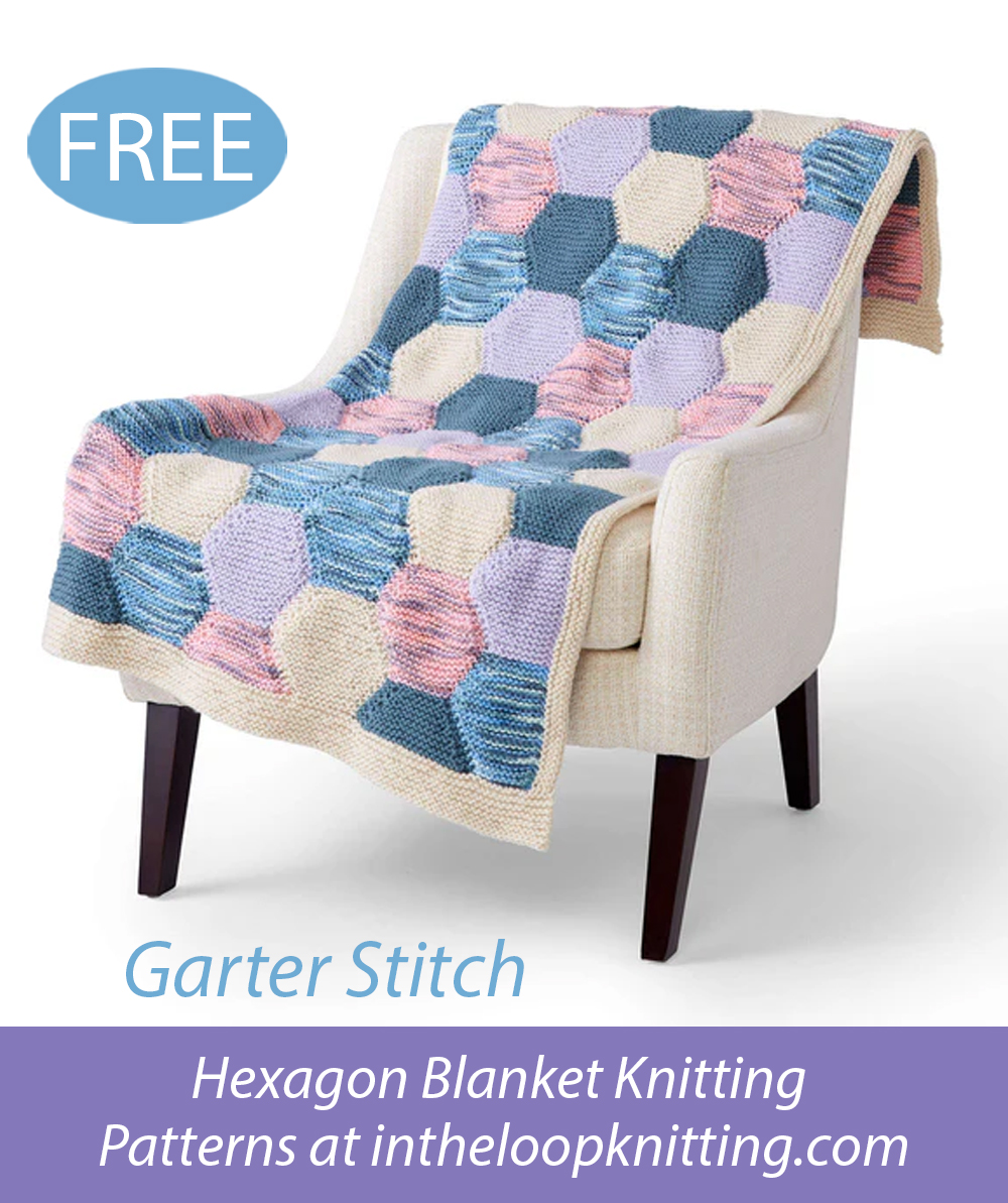 Free Spring Quilt Blanket Knitting Pattern