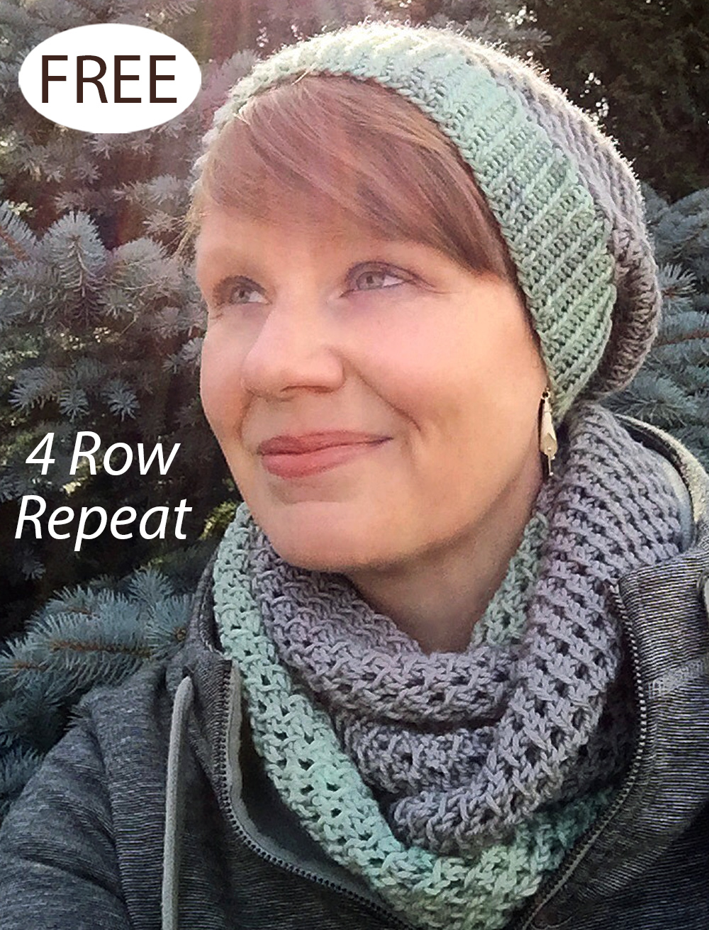 Free Spring Thaw Hat and Cowl Knitting Pattern