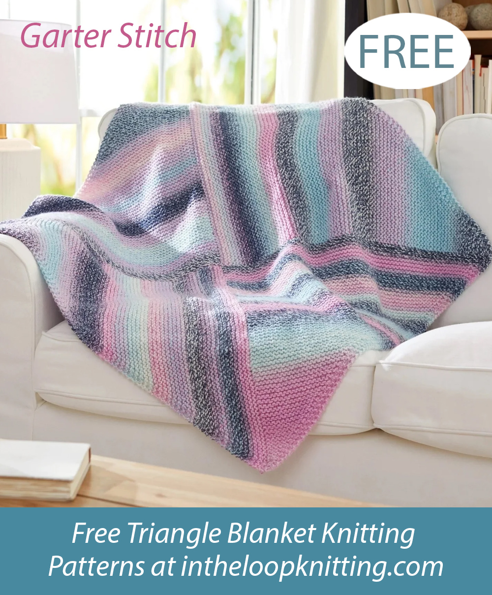 Free Square Blanket Knitting Pattern