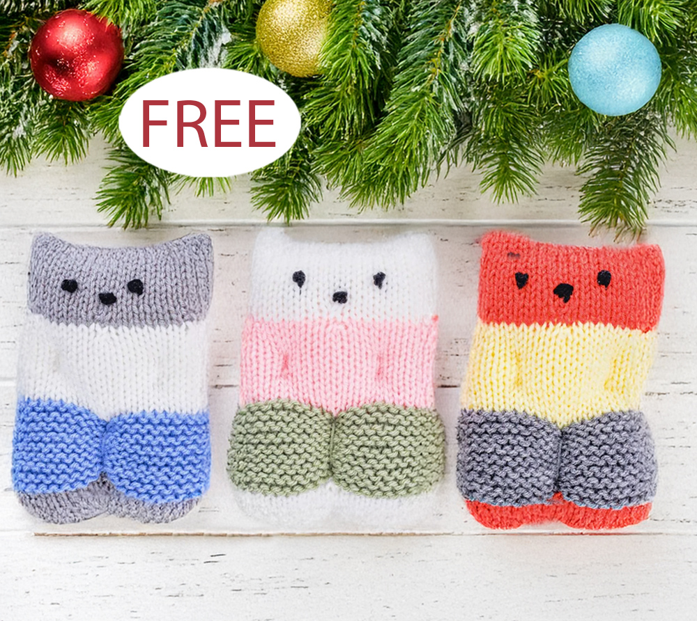 Free Square Stuffies Knitting Pattern