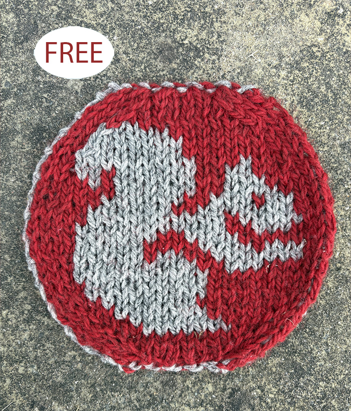Free Knitting Pattern Squirrel Coaster