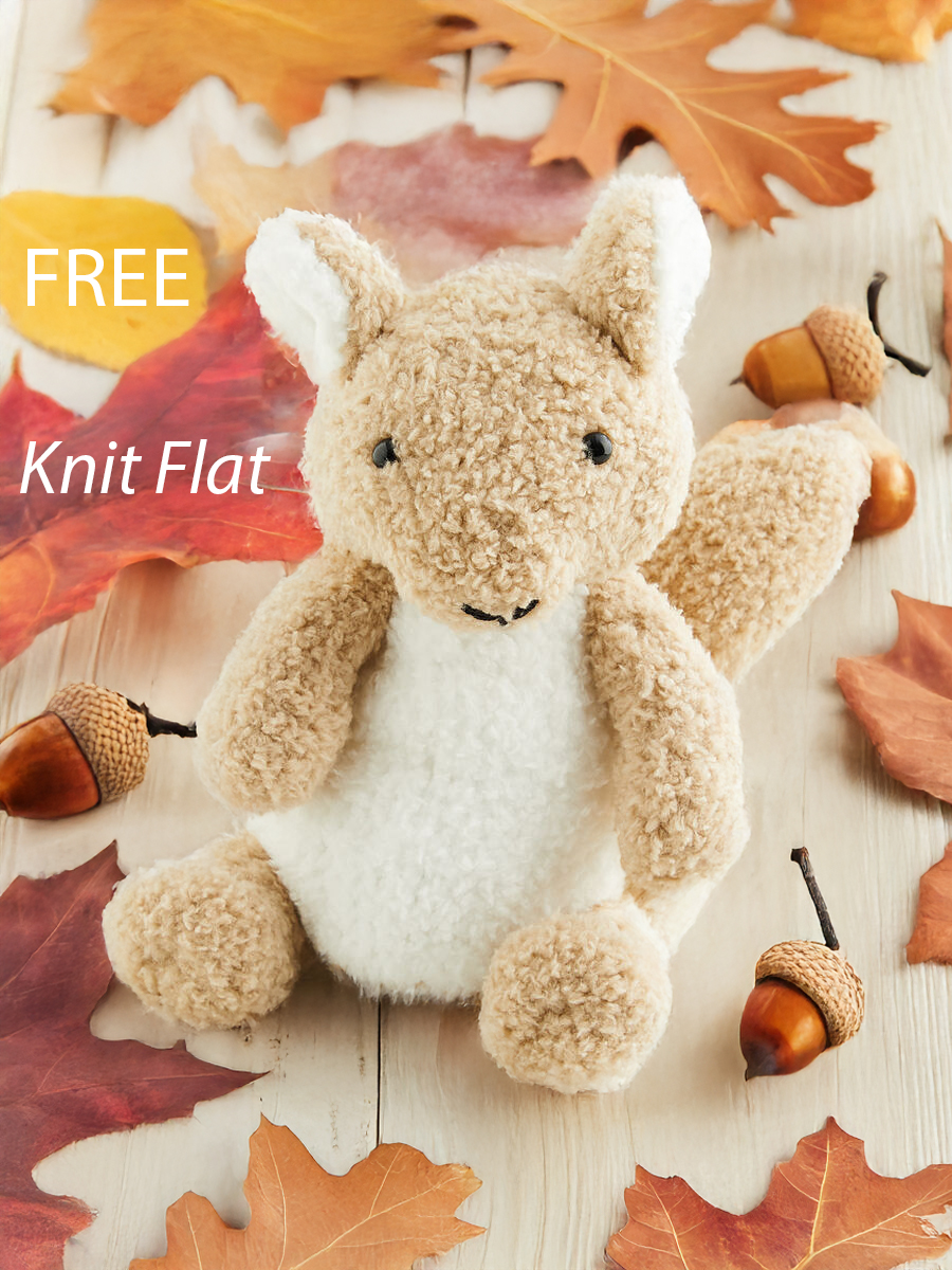 Free Knitting Pattern for Squirrel